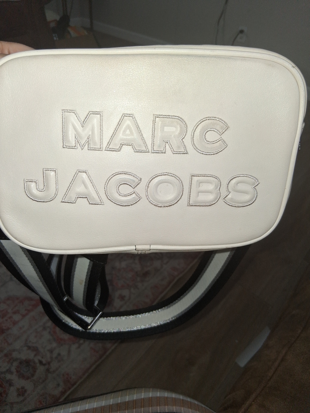 Marc Jacobs Cream Logo Belt Bag